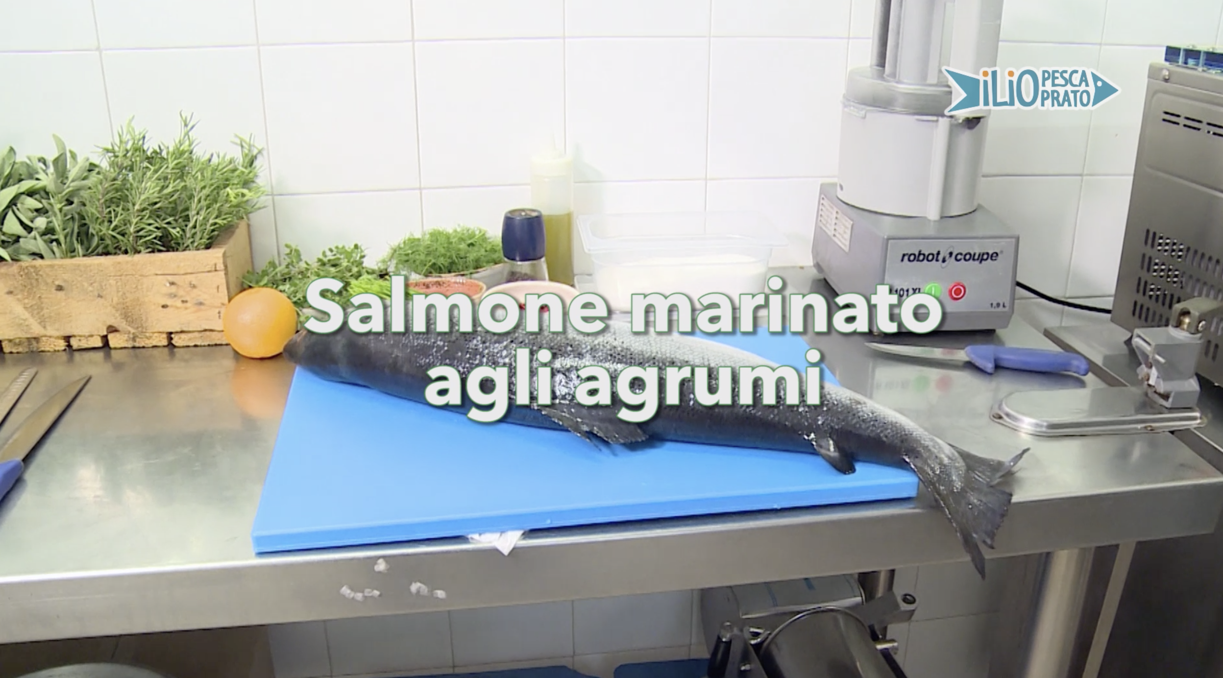 Salmone marinato agli agrumi Marblu